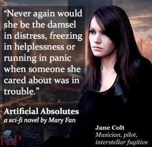 Jane Colt, protagonist of Artificial Absolutes