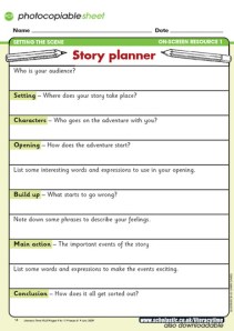 KS2 Story Planner