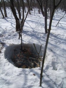 Snow Fire Pit